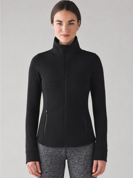 lululemon athletica Jackets & Blazers - Lululemon Black Performance Jacket
Sleek Long Sleeves